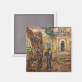 Aimant Vincent Van Gogh - Asile Saint-Paul à Saint-Remy (Recto/Verso)