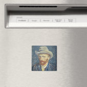 Aimant Vincent van Gogh | Autoportrait avec Casquette à p (In Situ (Lave-vaisselle))
