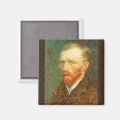 Aimant Vincent van Gogh - Autoportrait de Van Gogh (Recto/Verso)