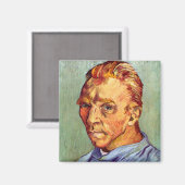 Aimant Vincent Van Gogh Autoportrait sans barbe Art (Recto/Verso)