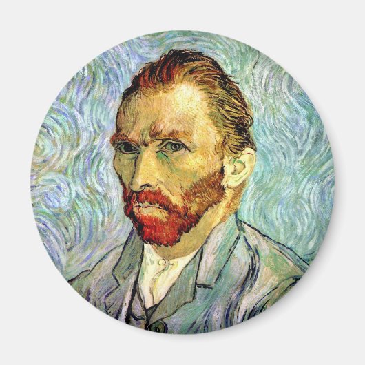 Aimant Vincent Van Gogh - Autoportrait vert Beaux-Arts (Devant)