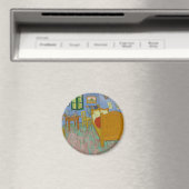 Aimant Vincent Van Gogh Bedrome Painting (In Situ (Lave-vaisselle))