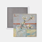 Aimant Vincent van Gogh - Branche d'amandes en verre (Recto/Verso)