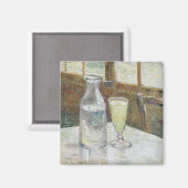 Aimant Vincent Van Gogh Café Table avec Absinthe (Recto/Verso)