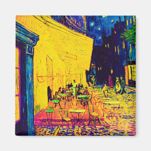 Aimant Vincent Van Gogh - Café Terrasse Au Night Pop Art