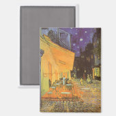 Aimant Vincent van Gogh - Café Terrasse en soirée (Recto/Verso)