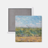 Aimant Vincent van Gogh - Champ de blé avec une lark (Recto/Verso)