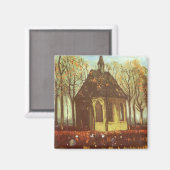 Aimant Vincent van Gogh - Chapelle à Nuenen, Églises (Recto/Verso)