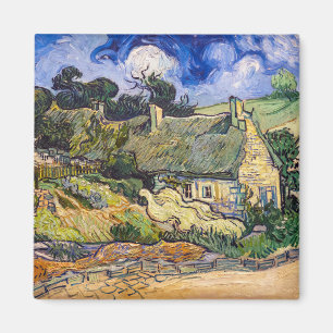 Aimant Vincent Van Gogh - Chaumières à Cordeville