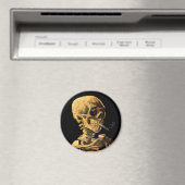 Aimant Vincent Van Gogh - Crâne avec cigarette brûlante (In Situ (Lave-vaisselle))