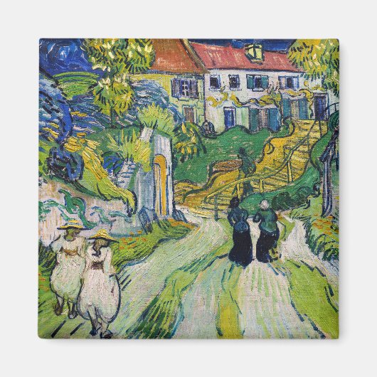 Aimant Vincent van Gogh - Escalier à Auvers (Devant)