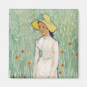 Aimant Vincent van Gogh - Fille en blanc