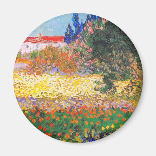 Aimant Vincent Van Gogh Flower Garden (Devant)