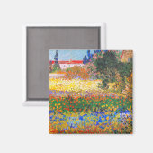 Aimant Vincent Van Gogh Flower Garden (Recto/Verso)