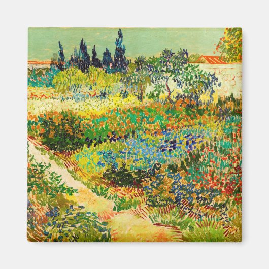 Aimant Vincent Van Gogh Garden (Devant)