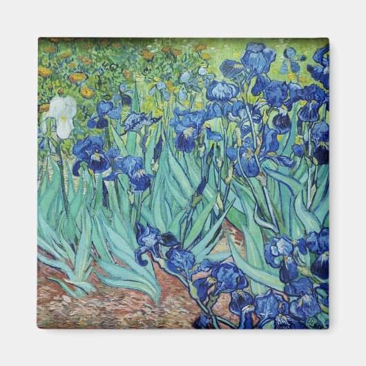 Aimant Vincent van Gogh Irises (Devant)
