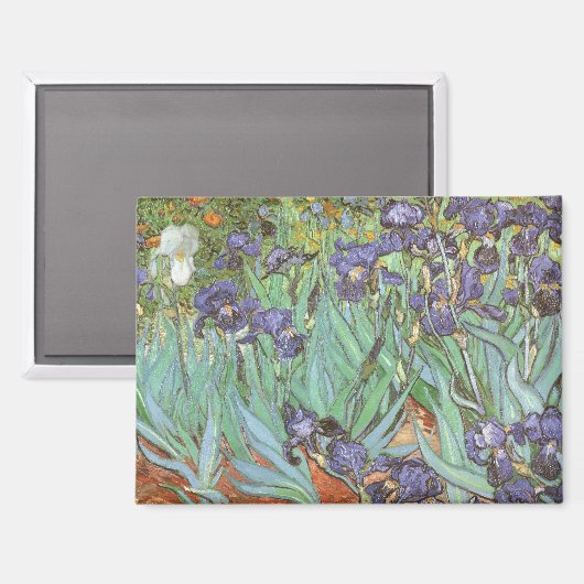 Aimant Vincent van Gogh - Irises (Recto/Verso)