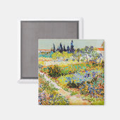 Aimant Vincent van Gogh - Jardin à Arles (Recto/Verso)