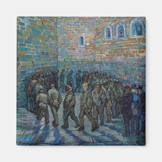 Aimant Vincent van Gogh - La cour de la prison (Devant)