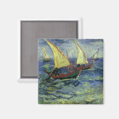 Aimant Vincent van Gogh - La mer à Saintes Maries (Recto/Verso)