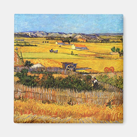 Aimant Vincent Van Gogh - La moisson à La Crau Beaux-Arts (Devant)