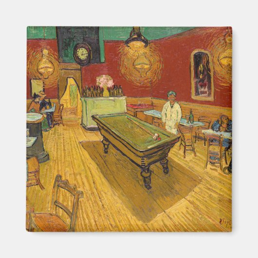 Aimant Vincent van Gogh - Le Café de nuit (Devant)