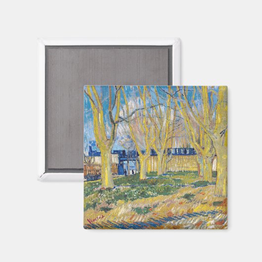 Aimant Vincent van Gogh - Le Train Bleu (Recto/Verso)