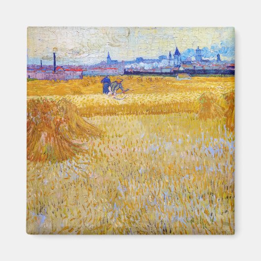 Aimant Vincent van Gogh - Les Moissonneurs (Devant)