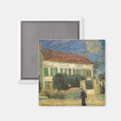 Aimant Vincent van Gogh - Maison Blanche à la nuit (Recto/Verso)