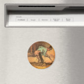 Aimant Vincent van Gogh - Man Stooping w Stick ou Spade (In Situ (Lave-vaisselle))