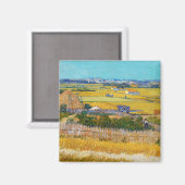 Aimant Vincent van Gogh - Moisson à La Crau (Recto/Verso)