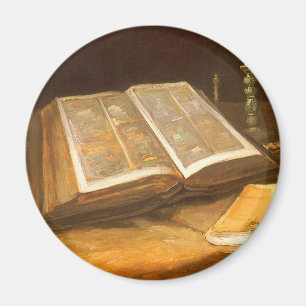 Aimant Vincent van Gogh - Nature morte avec Bible