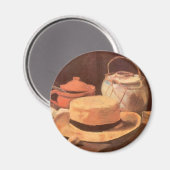 Aimant Vincent van Gogh - Nature morte avec chapeau de pa (Recto/Verso)