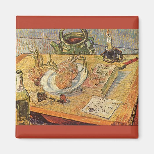 Aimant Vincent van Gogh - Nature morte avec planche à des (Devant)