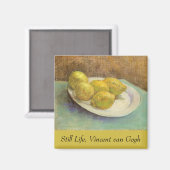 Aimant Vincent van Gogh - Nature morte Citrons sur une as (Recto/Verso)
