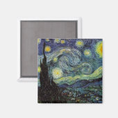 Aimant Vincent van Gogh - Nuit étoilée (Recto/Verso)