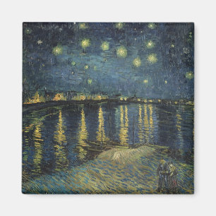 Aimant Vincent van Gogh   Nuit étoilée sur le Rhône