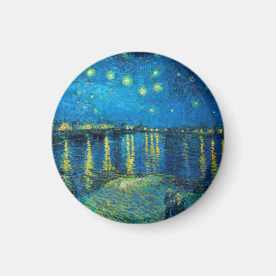 Aimant Vincent Van Gogh Nuit étoilée sur le Rhône