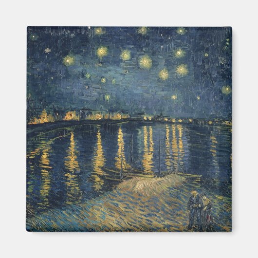Aimant Vincent van Gogh | Nuit étoilée sur le Rhône (Devant)