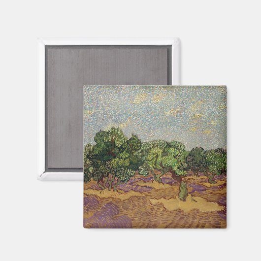 Aimant Vincent van Gogh - Olive Trees (Recto/Verso)
