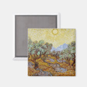 Aimant Vincent van Gogh | Oliviers, 1889 (Recto/Verso)