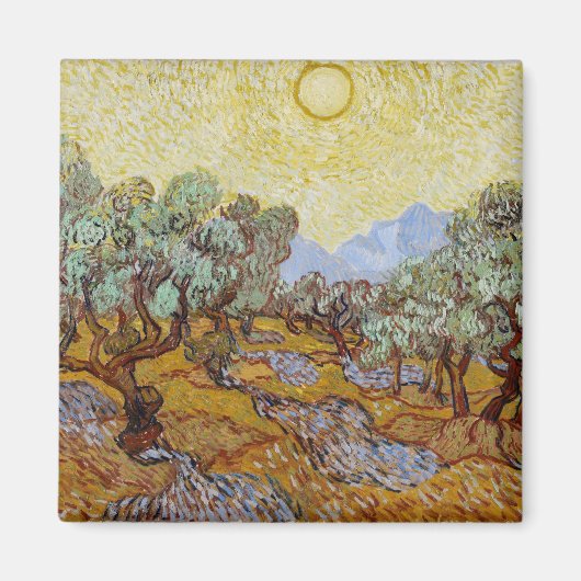 Aimant Vincent van Gogh | Oliviers, 1889 (Devant)