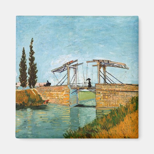Aimant Vincent van Gogh - Pont Langlois à Arles #3 (Devant)
