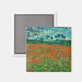 Aimant Vincent Van Gogh Poppy Field Fine Art (Recto/Verso)