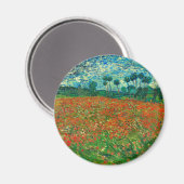 Aimant Vincent Van Gogh Poppy Field Fine Art (Recto/Verso)