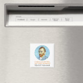 Aimant Vincent Van Gogh Portrait avec citation (In Situ (Lave-vaisselle))