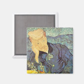 Aimant Vincent van Gogh - Portrait du Docteur Gachet (Recto/Verso)