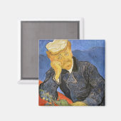 Aimant Vincent Van Gogh - Portrait du Docteur Paul Gachet (Recto/Verso)