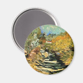 Aimant Vincent van Gogh Road à Saint-Remy, figure féminin (Recto/Verso)