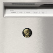 Aimant Vincent Van Gogh Skeleton avec une cigarette brûla (In Situ (Lave-vaisselle))